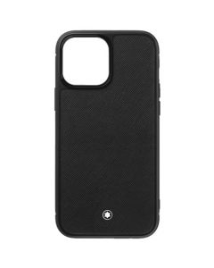 This Black Sartorial iPhone 14 Pro Max Case is designed by Montblanc. 