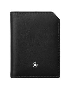 This Meisterstück Selection Soft Black 4CC Mini Wallet is designed by Montblanc. 