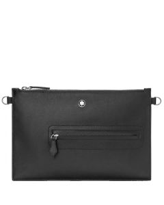 Meisterstück Selection Soft Black Pouch designed by Montblanc. 