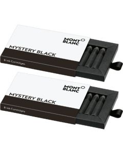 Montblanc mystery black ink cartridges.