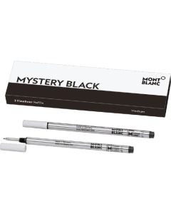 Pack of Two Mystery Black Fineliner refills by Montblanc.