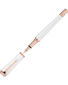 This is the Montblanc Special Edition Pearl Muses Marilyn Monroe Fountain Pen.