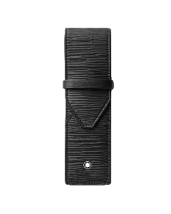 Meisterstück 4810 2 Pen Pouch Black Leather By Montblanc