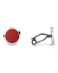 Montblanc's Meisterstück Red Hexagonal Inlay Cufflinks