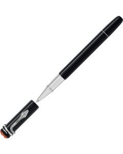 Montblanc Heritage rollerball pen in black.