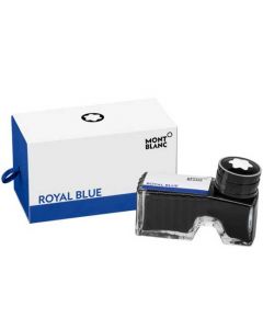 Montblanc royal blue ink bottle.