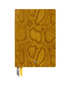 This is the Montblanc Saffron Mock Python Print Fine Stationery #146 Lined Notebook.