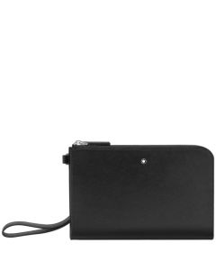 This Sartorial Black Small Pouch is designed by Montblanc. 