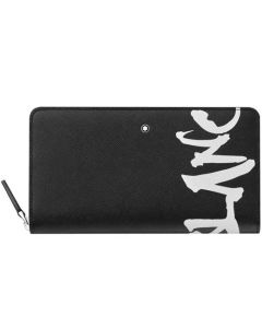 This is the Montblanc Sartorial Calligraphy Black 12CC Wallet.
