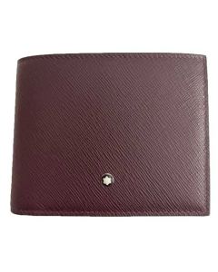 This Sartorial Cassis Leather 6CC Wallet by Montblanc is great for carrying in your pocket or your backpack during travels or working days.