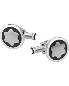 These cufflinks from Montblanc are made from stainless steel.