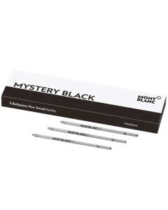 These are the Montblanc Meisterstück Mozart Mystery Black Ballpoint Refills for Augmented Paper Set.