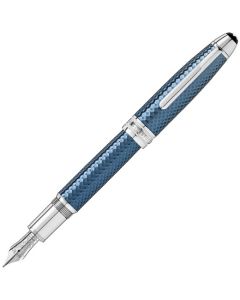 Montblanc's Blue Solitaire Meisterstück Glacier Fountain Pen.