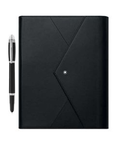 This is the Montblanc Volume 2 Black Augmented Paper & StarWalker Ballpoint Pen Set.