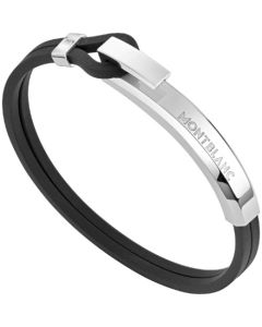Montblanc DoubleFaced Leather Bracelet in Yellow and Black  Luxury  Bracelets  Montblanc PH