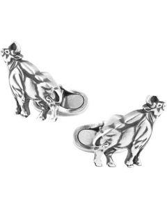 These are the Montblanc Legend of Zodiacs, The Ox Silver Cufflinks.