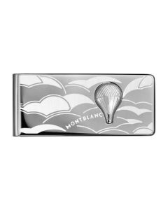 This Meisterstück Air Balloon Around the World in 80 Days Money Clip by Montblanc is made from stainless steel so it is durable.