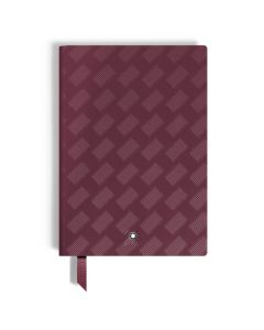 The Montblanc Extreme 3.0 Cassis Lined Notebook #146 Fine Stationery is great for taking into the office and has lined pages that are all finished with a silver edge.
