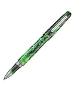 This is the Montegrappa Black Star Calla Lily Elmo Fantasy Blooms Rollerball Pen.
