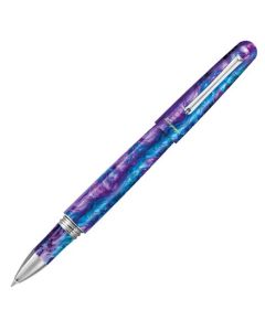 This is the Montegrappa Psychedelic Purple Elmo Fantasy Blooms Rollerball Pen.