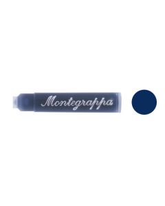 Montegrappa pack of 8 - Blue Ink Cartridges.