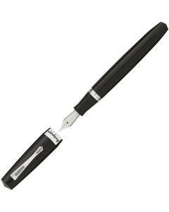 This Jet Black Elmo 02 Fountain Pen has been designed by Montegrappa. 