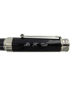 Montegrappa pen with cap engravement.