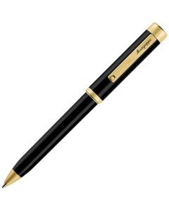 This Black & Yellow Gold Zero Ballpoint Pen has been designed by Montegrappa.