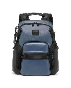 TUMI's Alpha Bravo Navigation Nevado Blue Backpack