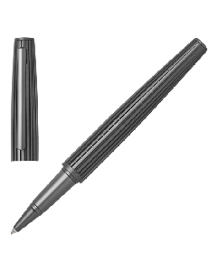 Hugo Boss Nitor Rollerball Pen Pinstripe Gunmetal