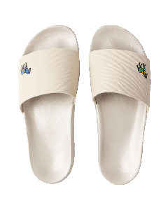 These Paul Smith Men's Nyro Zebra Off-White Sliders are made with rubber and EVA