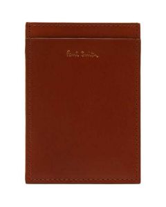 This is the Paul Smith Brown 3CC Layered Edge Card Holder.