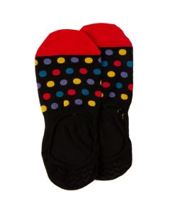 These Black Dotted 'No Show' Socks have been designed by Paul Smith.