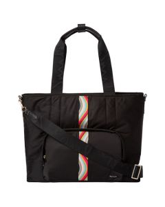 Paul Smith Leather Swirl Top Handle Tote Bag, Multi