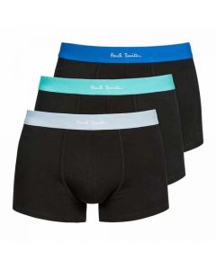 This pack of Paul Smith boxer shorts are made from a black cotton material.