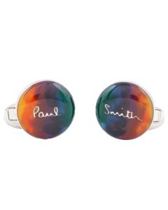 These Multicoloured Bubble Cufflinks are designed by Paul Smith. 