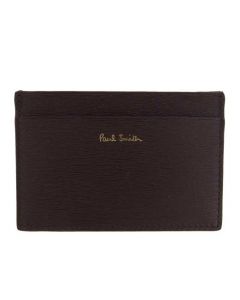 This Paul Smith mens card holder comes with the brand name on the front.