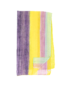 Paul Smith Stripe Wool Scarf With Crochet Edge