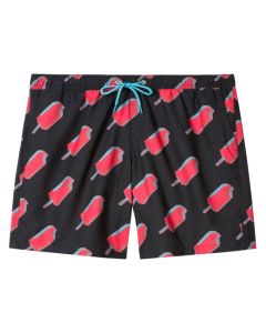 The Paul Smith black ice lolly printed swim shorts.