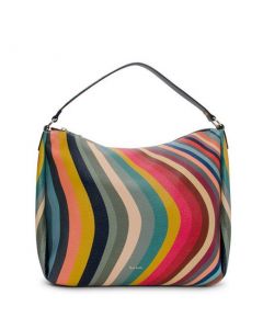 This Paul Smith ladies handbag is made with a swirl leather design.