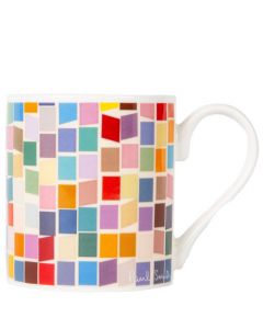 This Bone China 'Tiles' Mug is made by Paul Smith. 