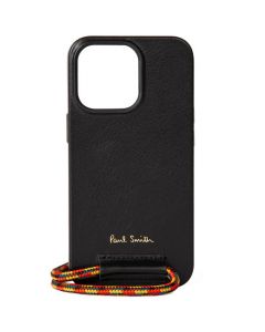 This Paul Smith X Native Union iPhone 13 Pro Case with Lanyard has been crafted out of smooth leather.