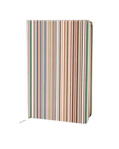 This Paul Smith striped notebook is made from a card on the front.