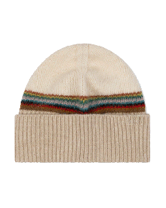 Women's 'Signature Stripe' Wool Beanie Hat