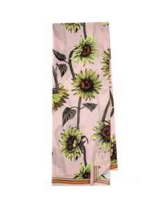 This Pink Graphic Sunflower Scarf has been designed by Paul Smith. 