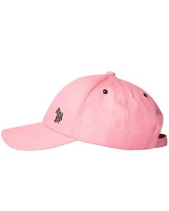 This is the Paul Smith Zebra Logo Pink Cotton Cap. 