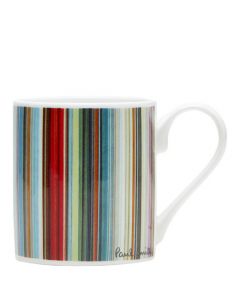 This is Bone China 'Muted Stripe' Print Mug designed by Paul Smith. 