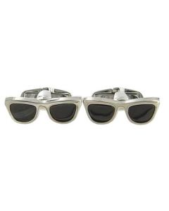 This pair of Paul Smith cufflinks come in the shape of sunglasses.
