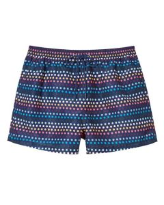 This Paul Smith pair of swimming trunks come in navy colour with dots on them.