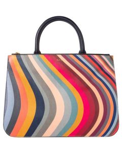 Paul Smith Swirl Striped Pattern Bag - Blue